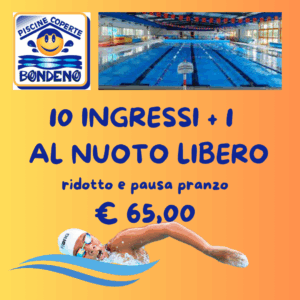 PACCHETTO 10 ingressi +1 (RIDOTTO)